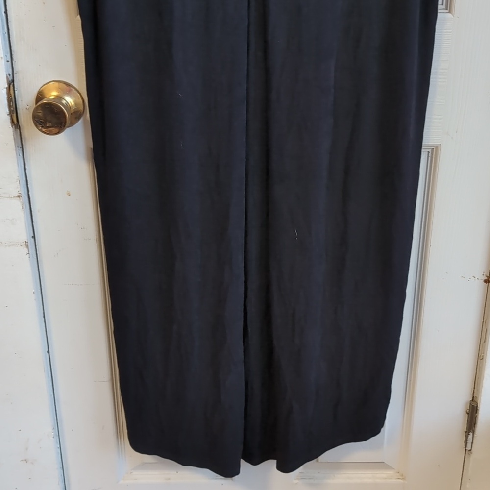 Chico's Travelers Black Slinky Sleeveless Midi Dress Size 3 - US16/18 - Picture 3 of 5